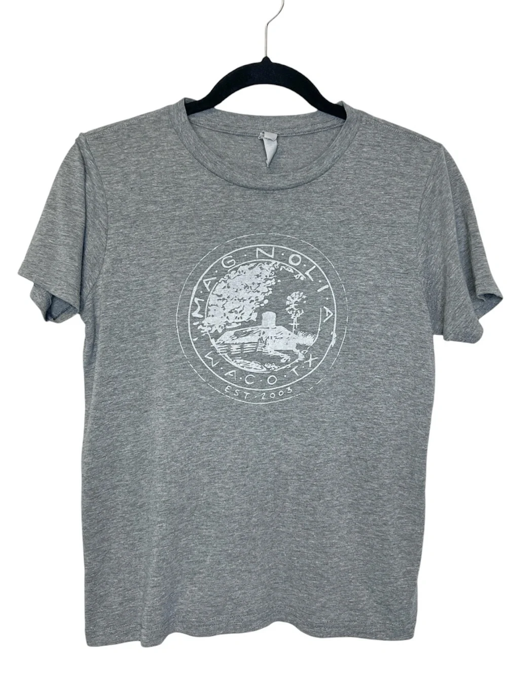 Magnolia Waco TX Gray Destination Tee - Picture 1 of 8